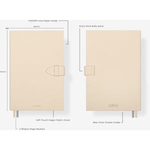 Beige - Undated Planner A5 - Scribble & Dot