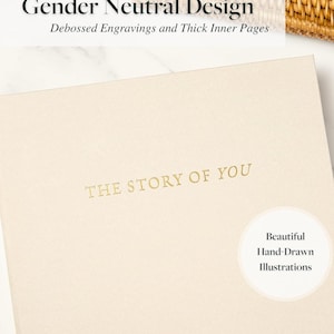 Baby Journal Memory Book - Suede - Scribble & Dot
