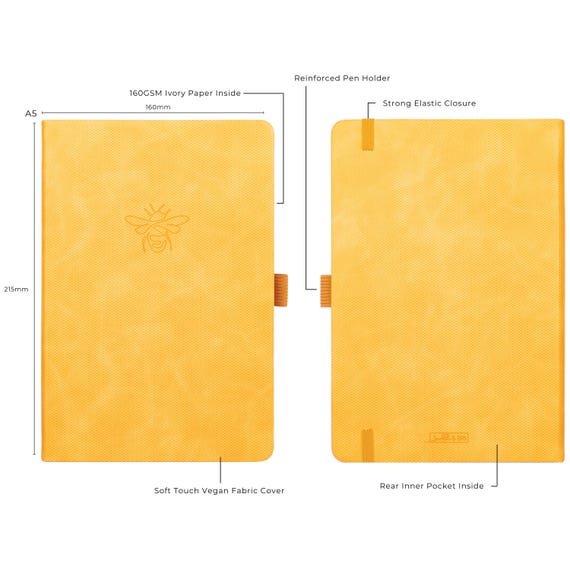 Scribble And Dotbullet Planner Dotted Journal A5 Ultra Thick 160gsm Paper Premium Dotted Journal For Artists And Creators Includes Pen Test Pages Black Koala