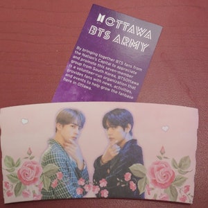 Bts Rm And Jungkook Coffee Sleeve Cup Sleeve Etsy Bts Rm And Jungkook Coffee Sleeve Cup Sleeve Etsy