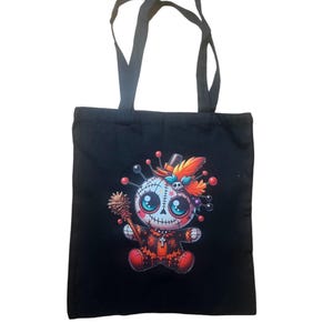 Voodoo Doll Canvas Tote Bag