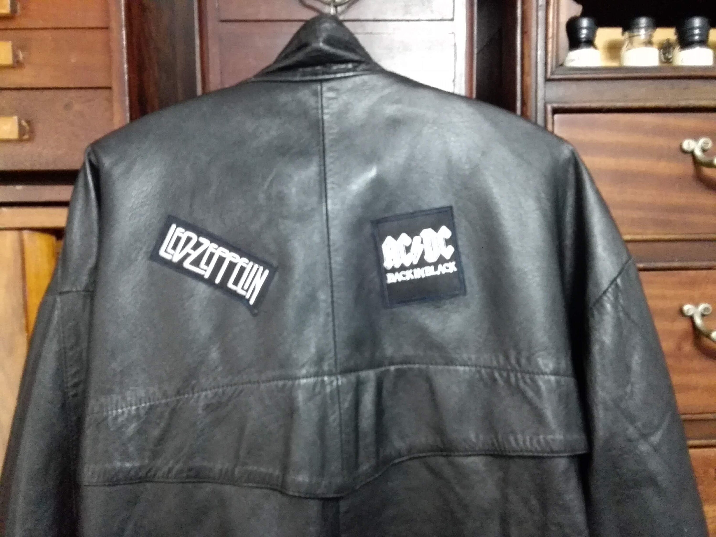 Heavy Rock Leather Coat, Led-zeppelin, AC-DC, Iron Maiden