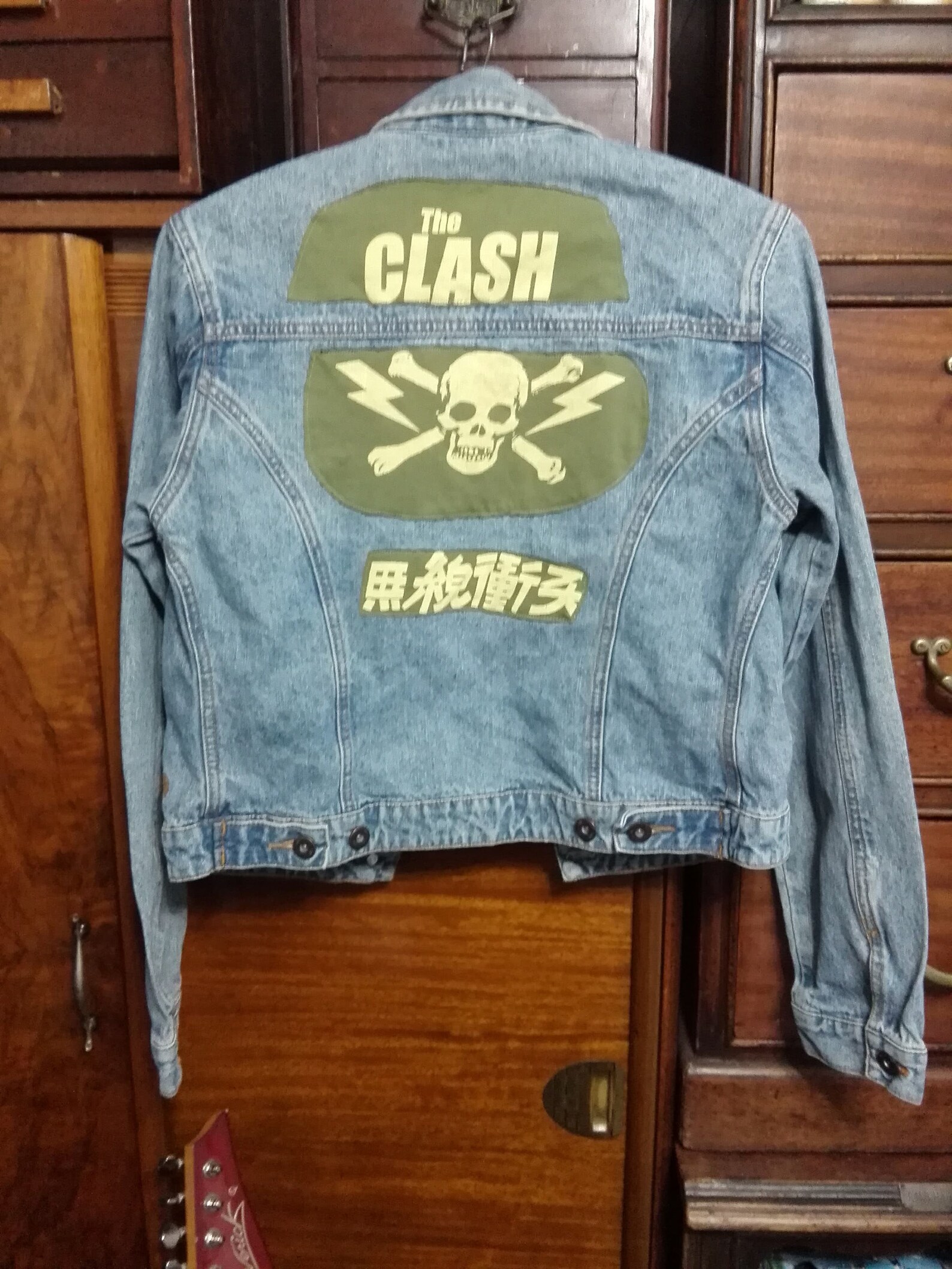 Plaid Denim Clash Jacket main image 1