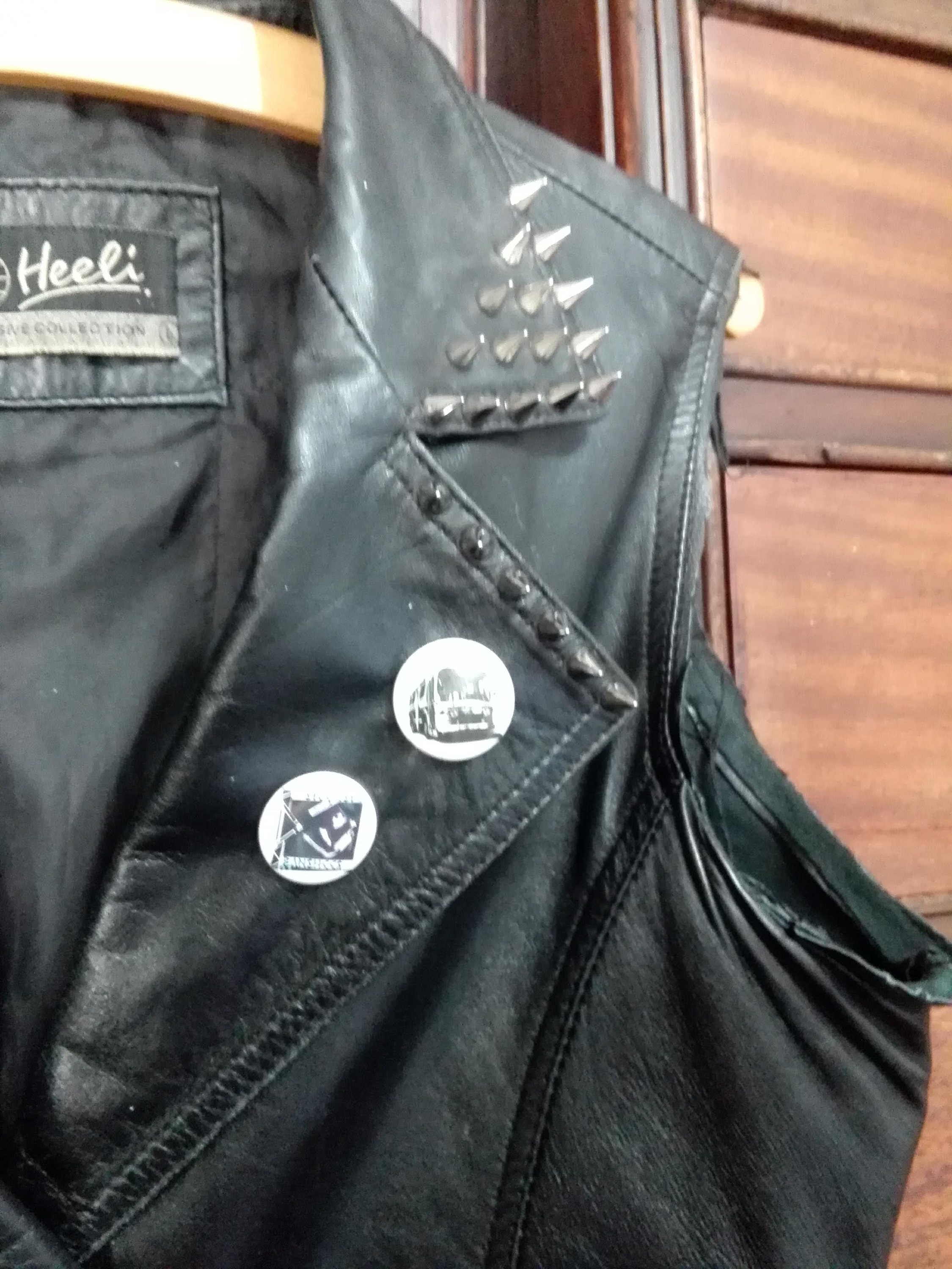 ジャケット・アウター RIDERS FAKE LEATHER VEST JACKET Ameri アメリ AMERI RIDERS FAKE LEATHER VEST JACKET フェイク