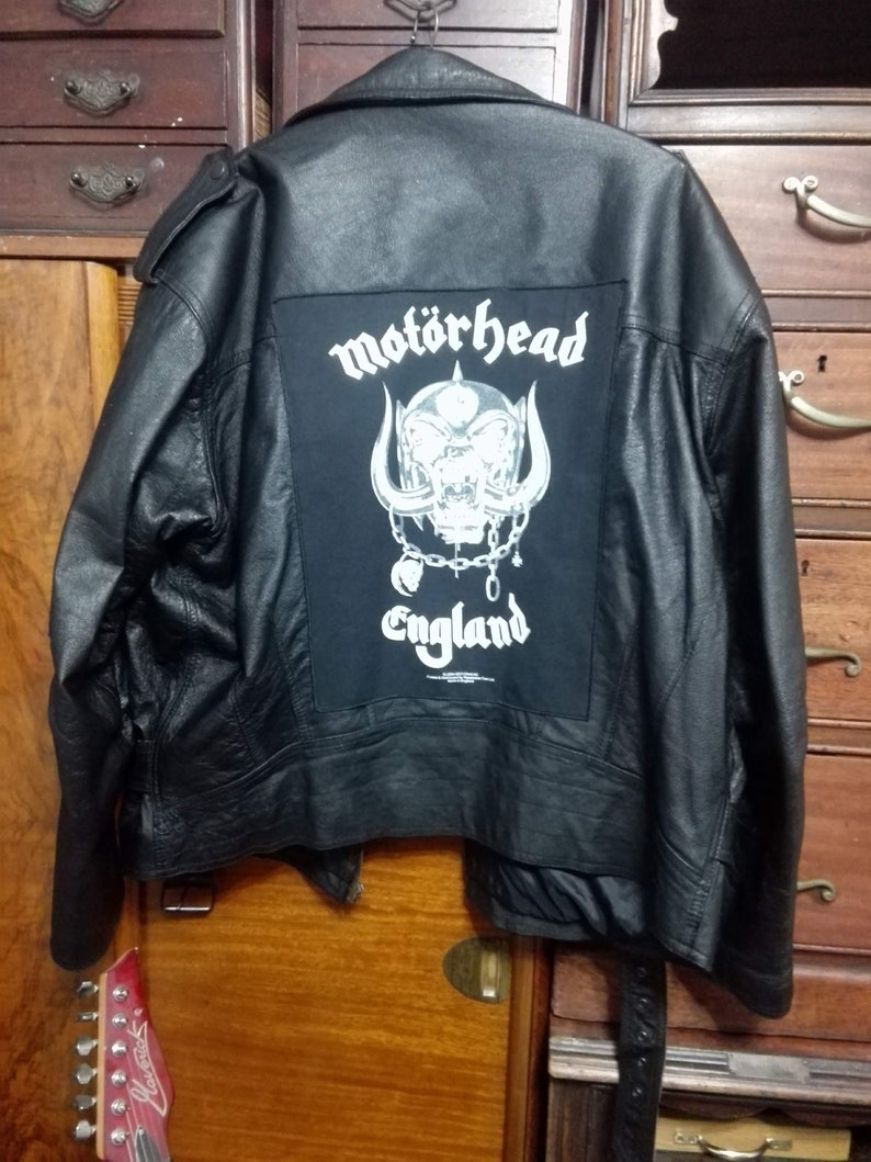 Motorhead Leather Jacket Girlschool Heavy Rock Metal - Etsy