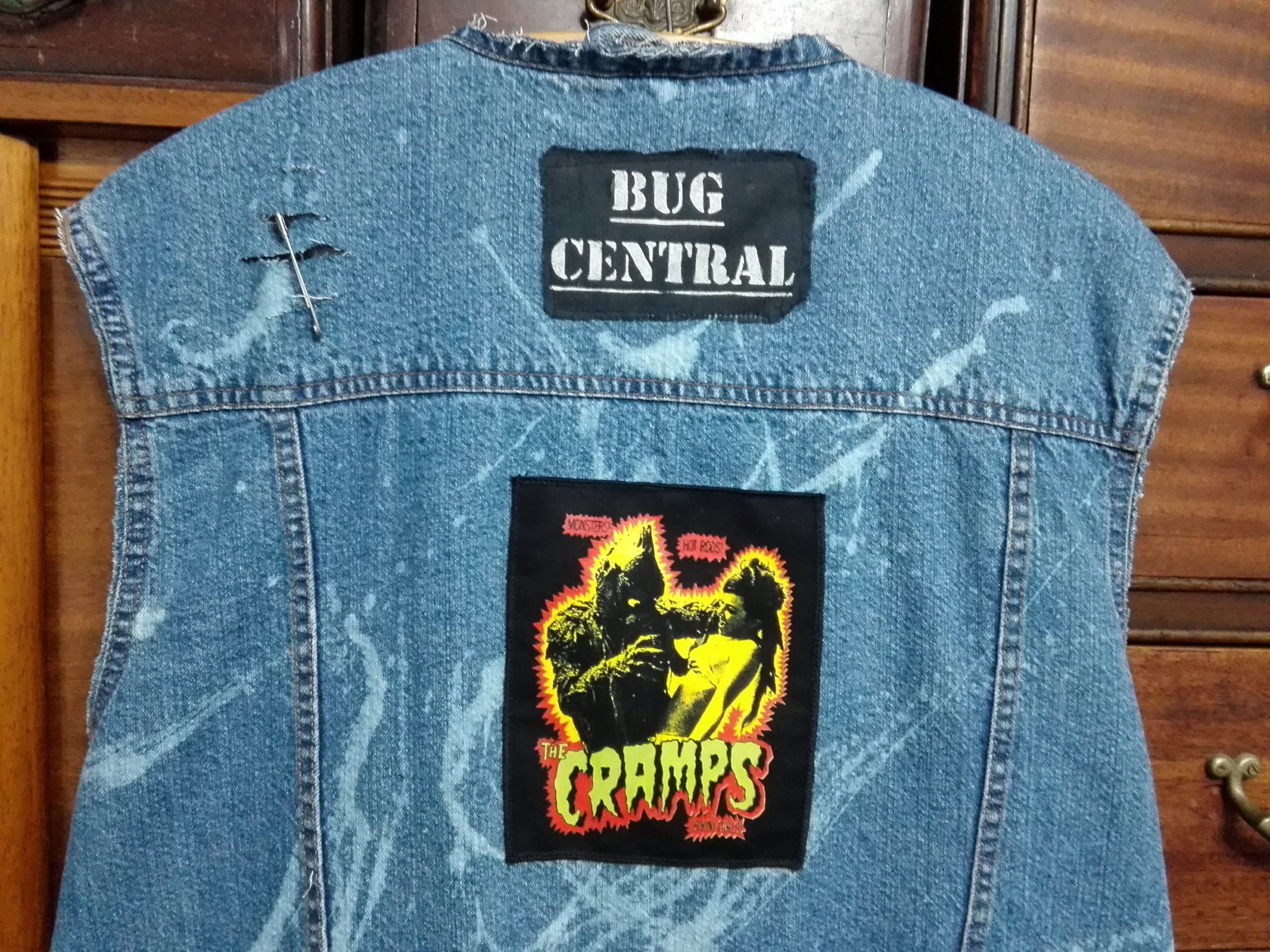 美品 CHRONOIZM JACKET DENIM PATCH ミュージシャン