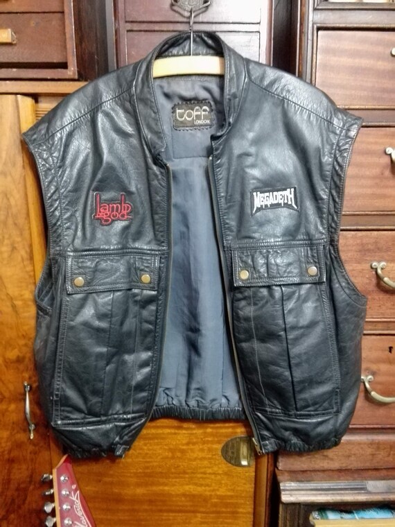 Leather clearance jacket waistcoat