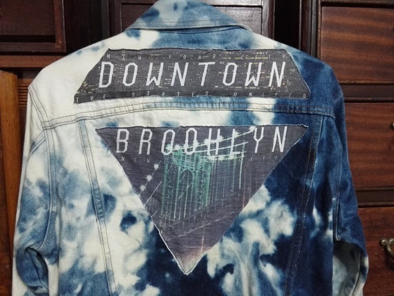 ssstein / シュタイン】CHEMICAL BLEACHED DENIM MODS COAT