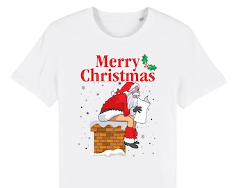 Christmas T shirt "pere noel humor" - Unisexe