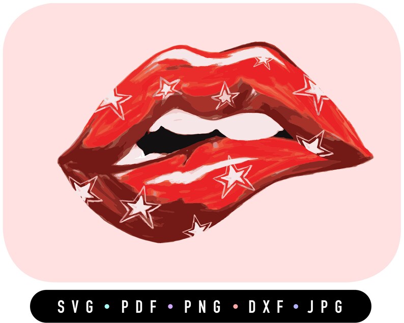 Download Dallas Cowboys Lips SVG | Etsy