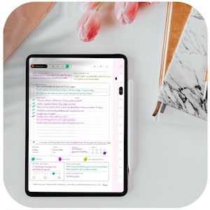 Planner digitale per Goodnotes, iPad e Notability / Opzioni datate e non datate 2025-2026 / Planner digitale per produttività e definizione degli obiettivi