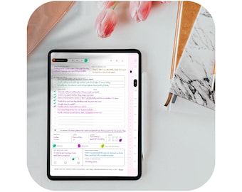 Digital Planner for Goodnotes, iPad & Notability | 2025-2026 Dated and Undated Options | Productivity and Goal-Setting Digital Planner