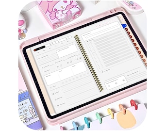 ADHD Digital Planner | iPad & Android Compatible | Made by ADHDer | Goodnotes Planner | Adult ADD Daily Planner | Self Care Habit Tracker