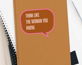 Woman Empowerment Journal: Inspirierende Schrift, leere Seiten