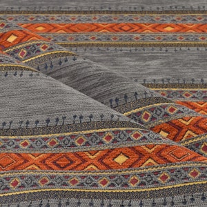 Tela de tapicería kilim boho, tapiz bohemio, tribal, suroeste, turco, navajo, marroquí, azteca, étnico, alfombra, tela cortada a medida, metro, kelim