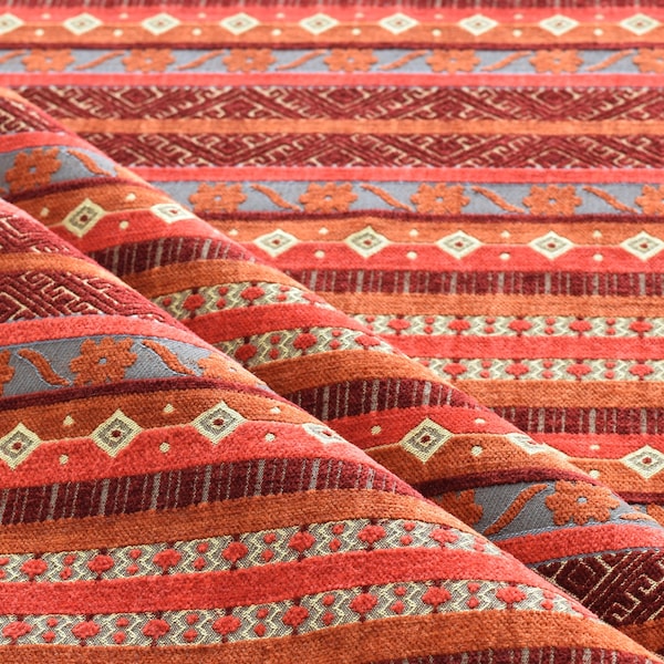 upholstery fabric kilim bohemian boho tapestry tribal southwestern turkish navajo moroccan aztec ethnic rug fabric by the yard meter kelim