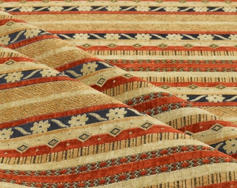 Tela para tapicería kilim boho boho tapiz tribal suroeste turco navajo marroquí azteca tela de alfombra étnica cortada a medida por metro kilim