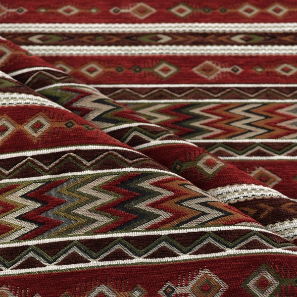 upholstery fabric kilim bohemian boho tapestry tribal southwestern turkish navajo moroccan aztec ethnic rug fabric by the yard meter kelim