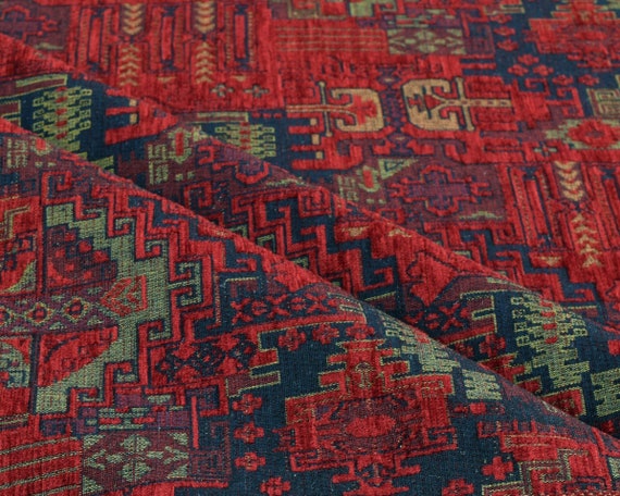 Upholstery Fabric Kilim Bohemian Boho Tribal - Etsy