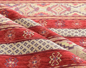 upholstery fabric kilim bohemian boho tapestry tribal southwestern turkish navajo moroccan mexican ethnic fabric by the yard meter kelim