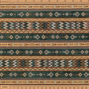 upholstery fabric kilim bohemian boho tapestry tribal southwestern turkish navajo moroccan aztec ethnic rug fabric by the yard meter kelim image 2