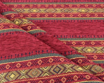Tela para tapicería kilim boho boho tapiz tribal suroeste turco navajo marroquí azteca tela de alfombra étnica cortada a medida por metro kilim