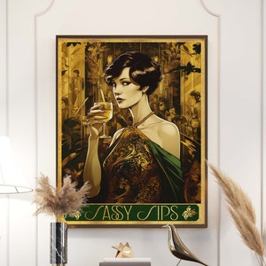 Art-decococktailprint - perfecte studentenkamer of keukenmuurdecoratie en uniek housewarmingcadeau-idee voor liefhebbers van kunst aan de muur