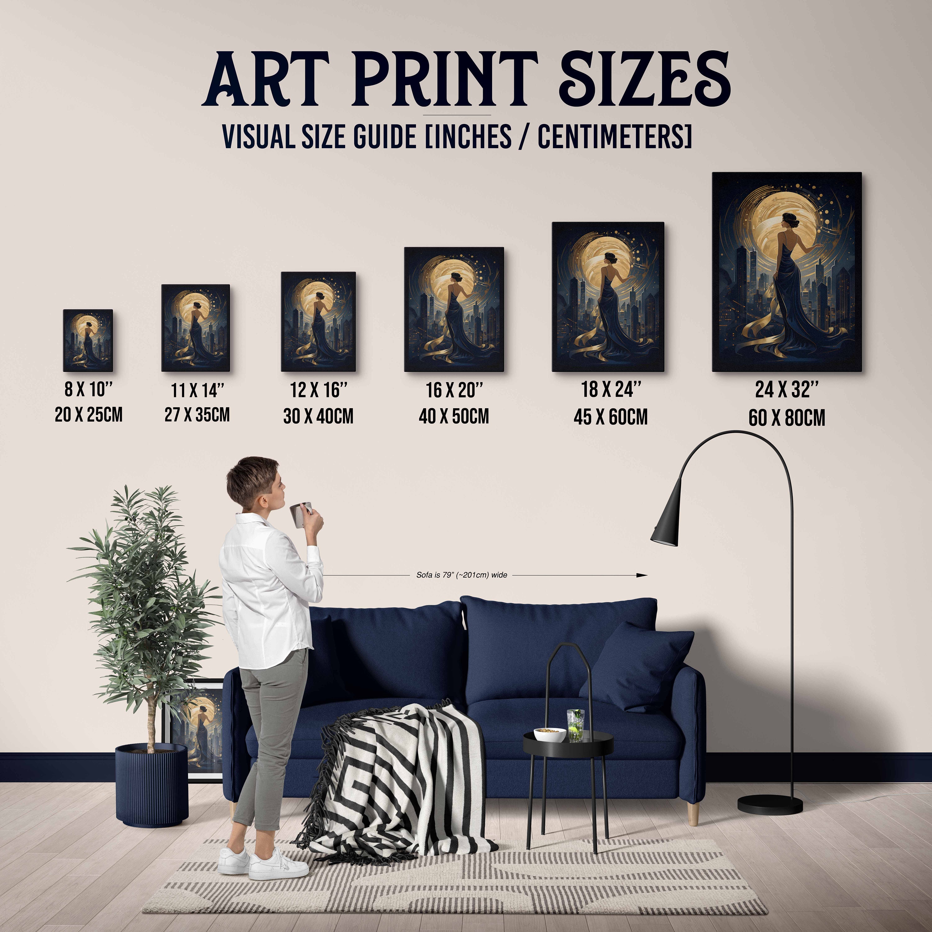 Art Deco Home Decor Print | Art Deco Cityscape Skyline Art Deco Home Decor Print | Art Deco Cityscape Skyline