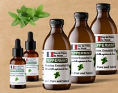 Peppermint Essential Oil 100 Pure Bulk for Soap, Candle, Incense, Skin and Hair Care, Potpourri, Natural Aromatherapy Peppermint Oil