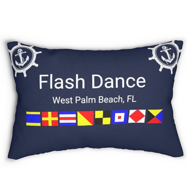 Nautical Flag Pillow Etsy