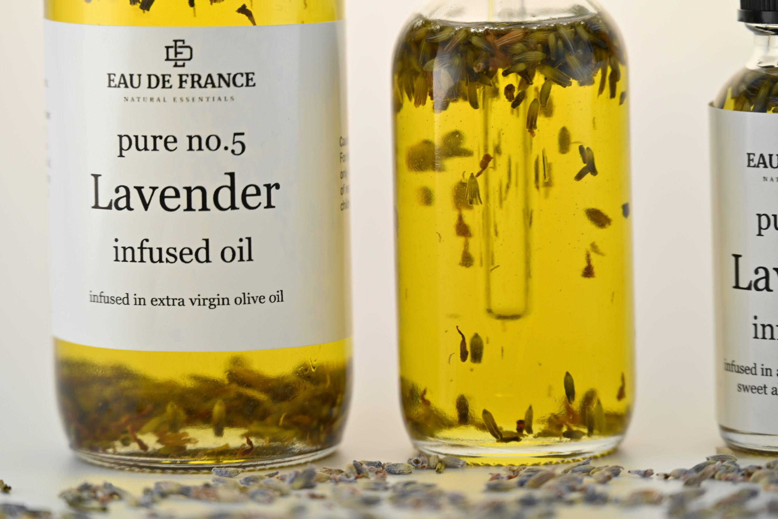 Pure Lavender Infused Oil 100 Lavender Body Oil Lavender Etsy