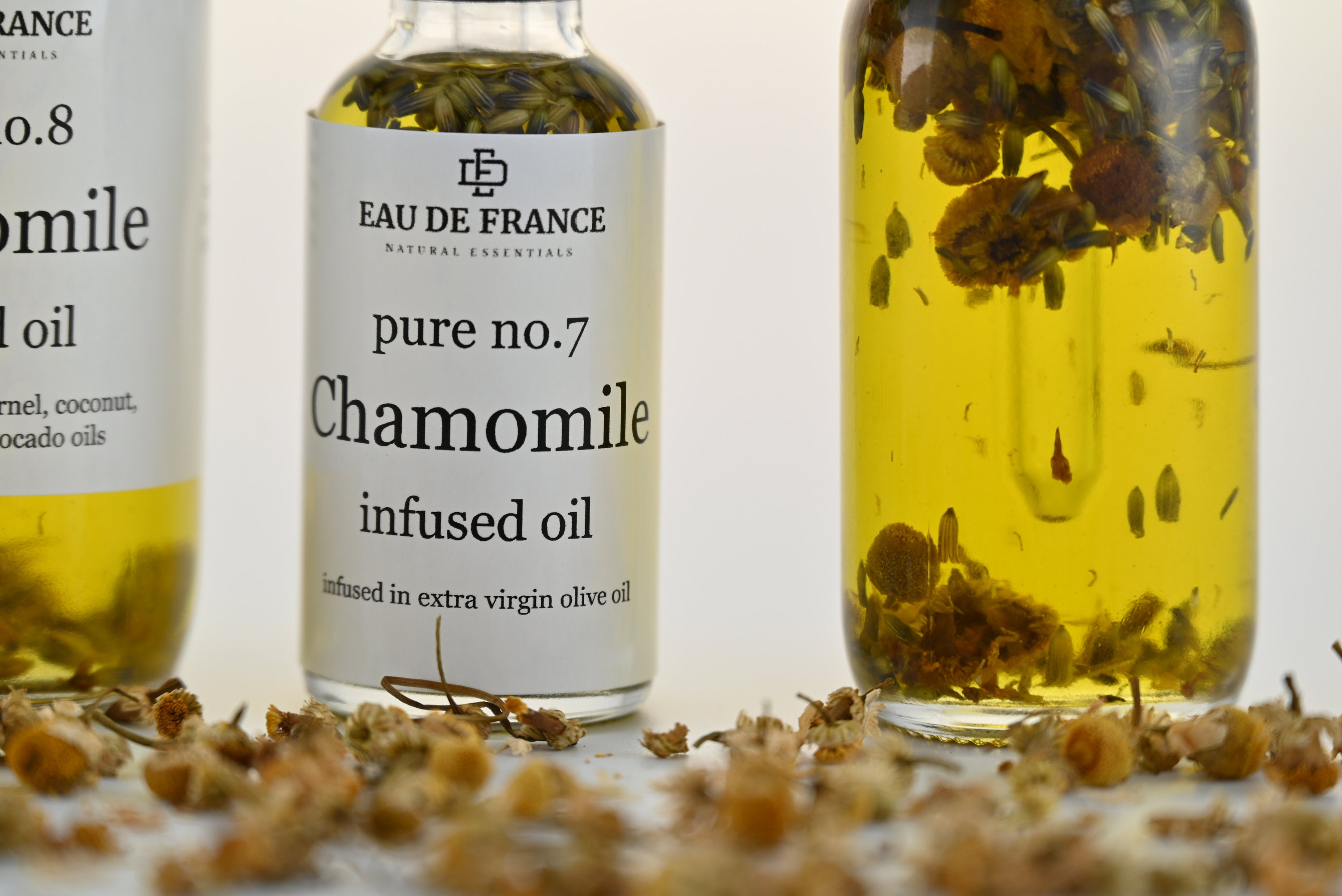 Pure Chamomile Infused Oil 100 Chamomile Body Oil Etsy