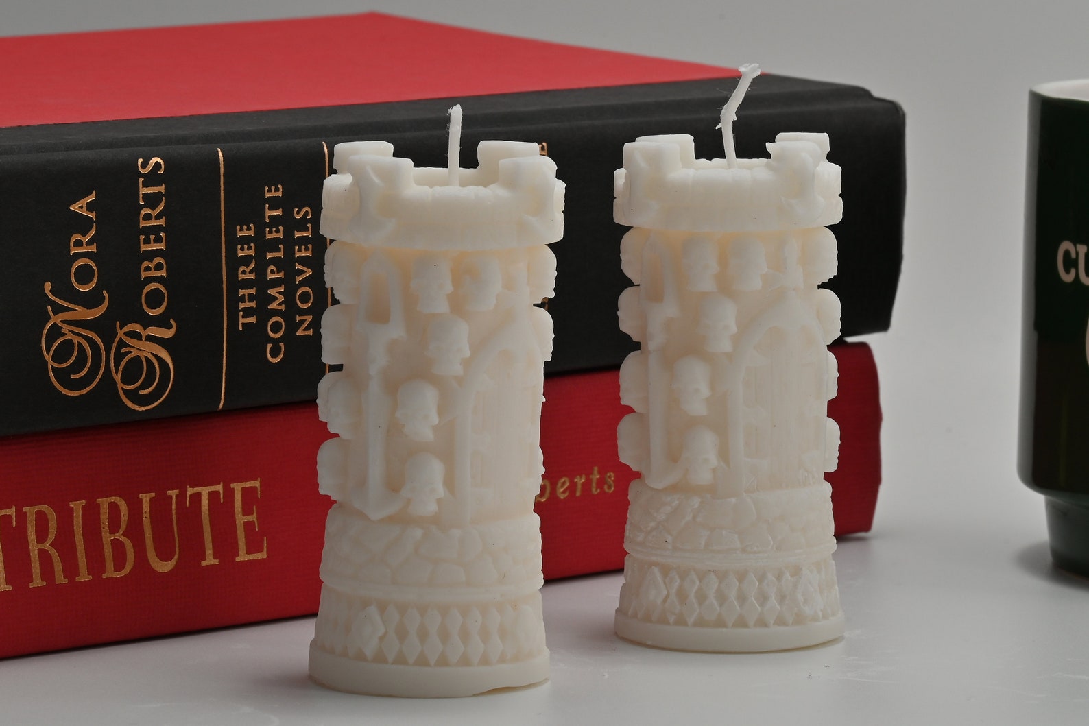 2pack Roman Pillar Candle Ancient Column Candle Greek Etsy