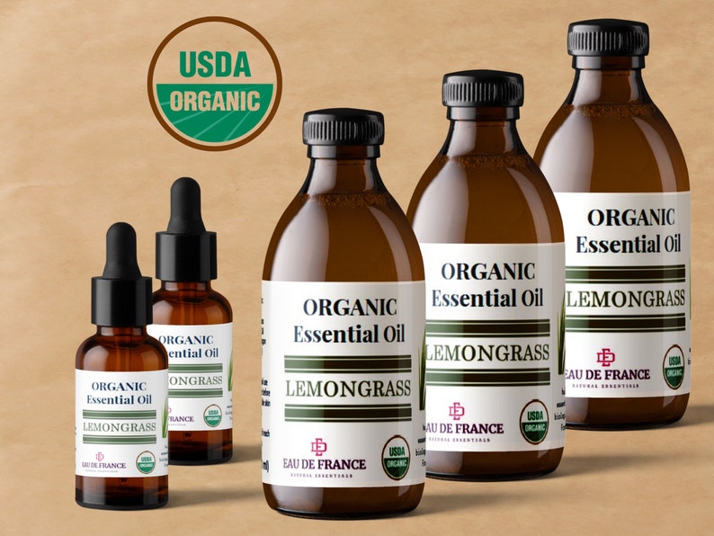 Organic Lemongrass Essential Oil Bulk for Aromatherapy Soap Etsy