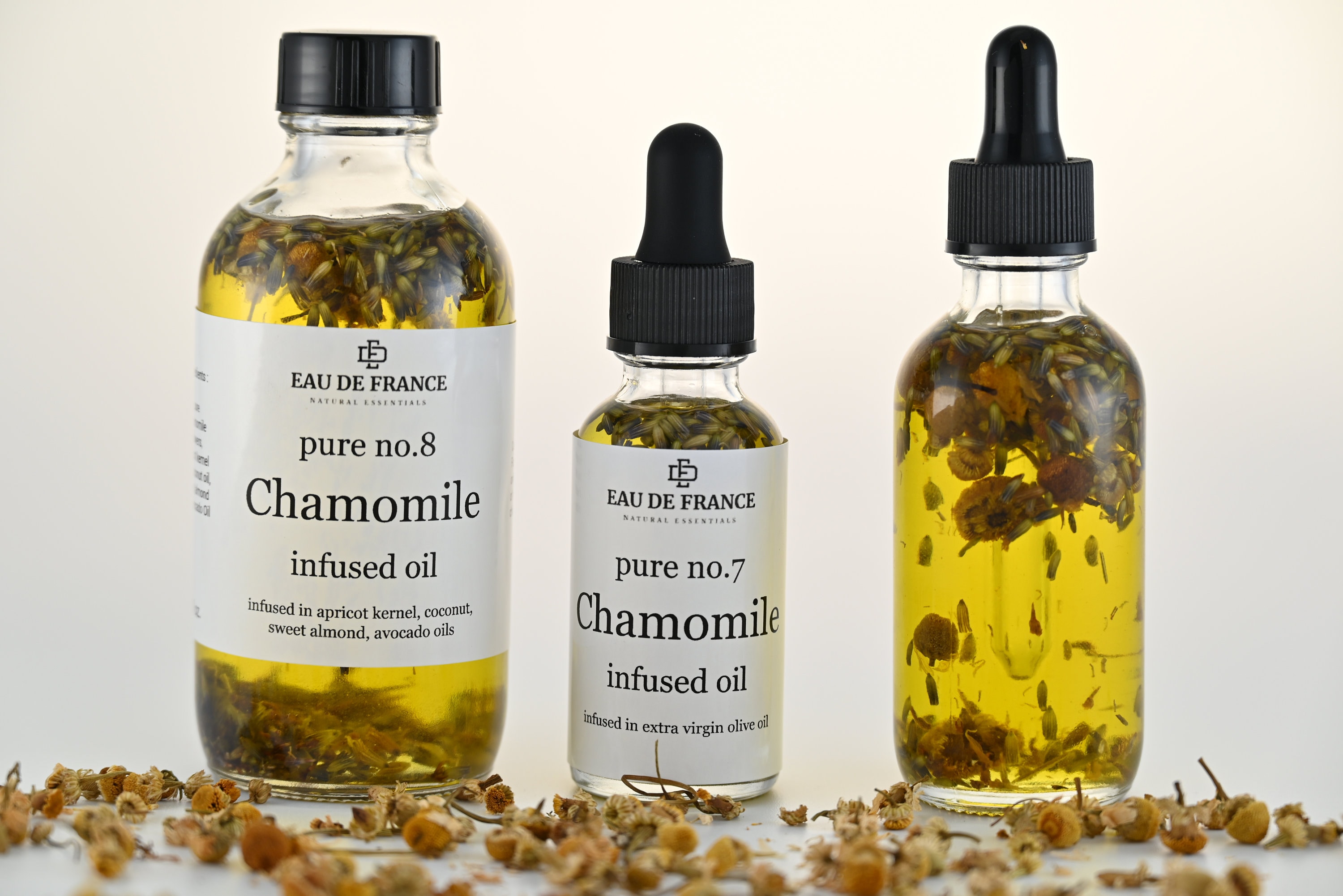 Pure Chamomile Infused Oil 100 Chamomile Body Oil Etsy