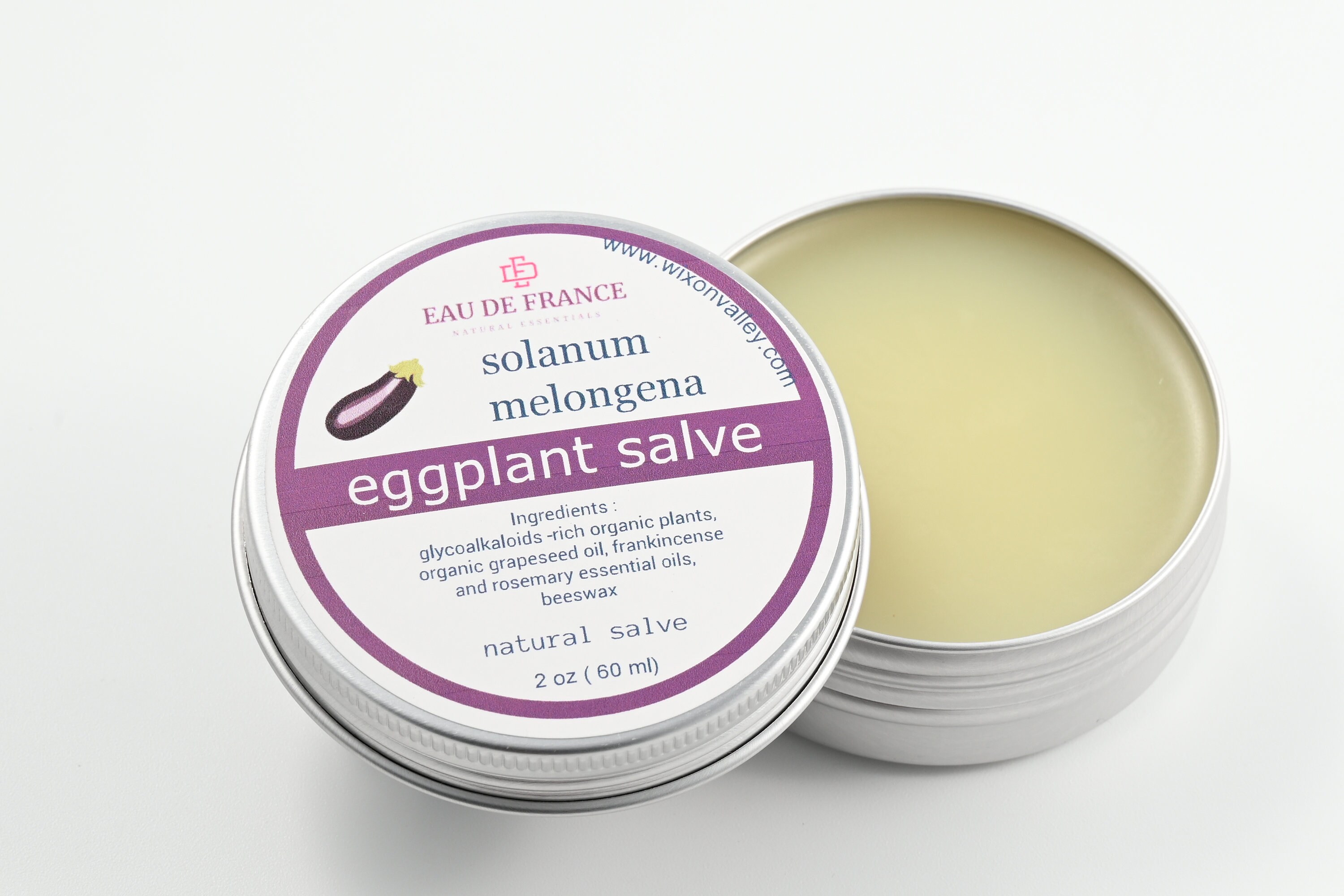 Eggplant Salve Eggplant Tincture Skin Salve Healing Etsy