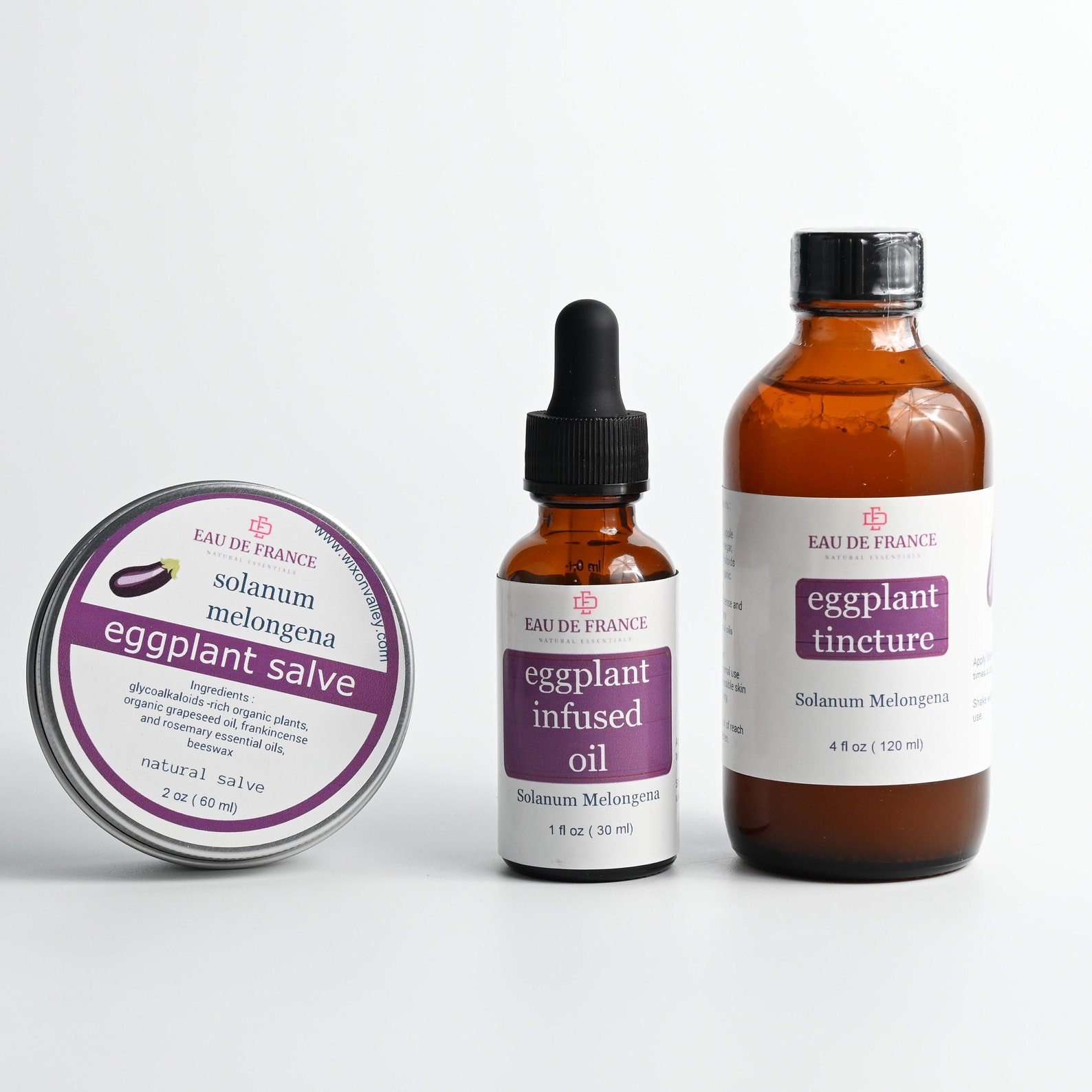 Eggplant Salve Eggplant Tincture Skin Salve Healing Etsy