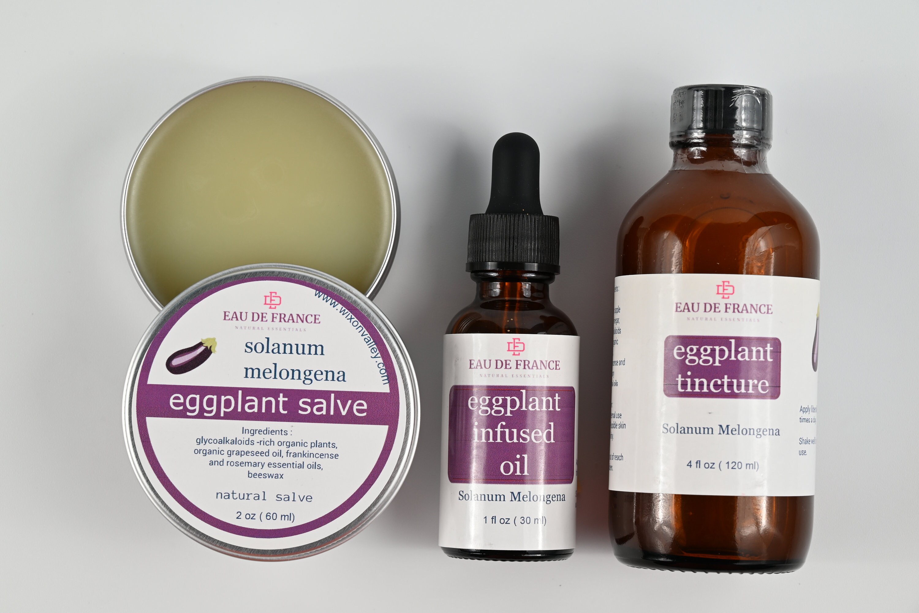 Eggplant Salve Eggplant Tincture Skin Salve Healing Etsy