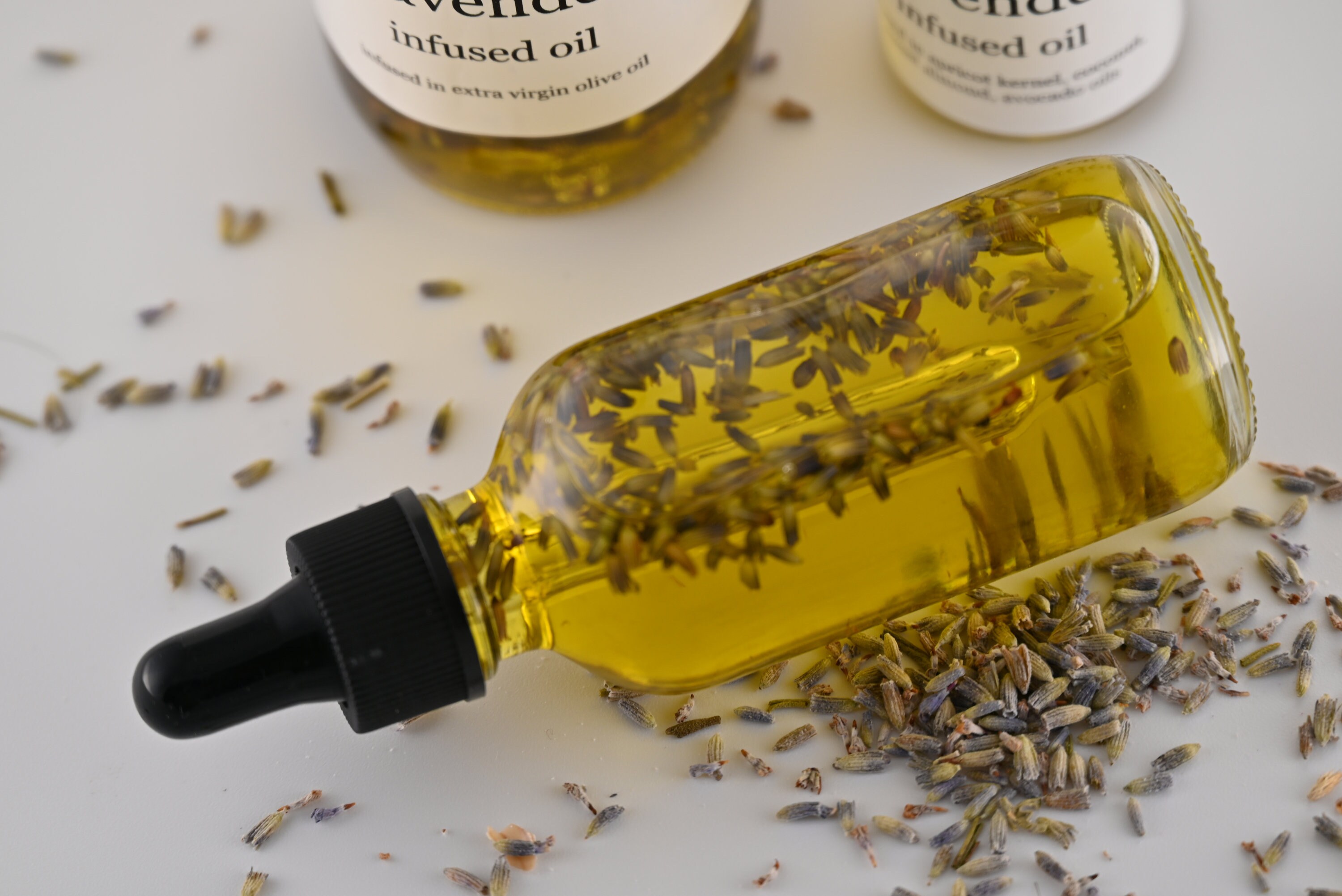 Pure Lavender Infused Oil 100 Lavender Body Oil Lavender Etsy