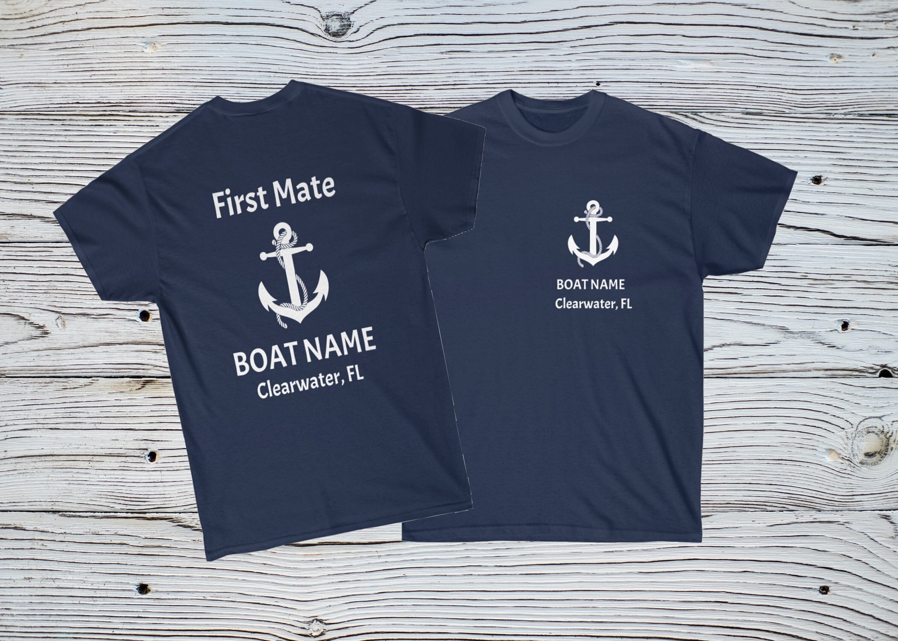 Unisex Custom Boat Tshirt Personalized Boat Tshirt First Etsy UK