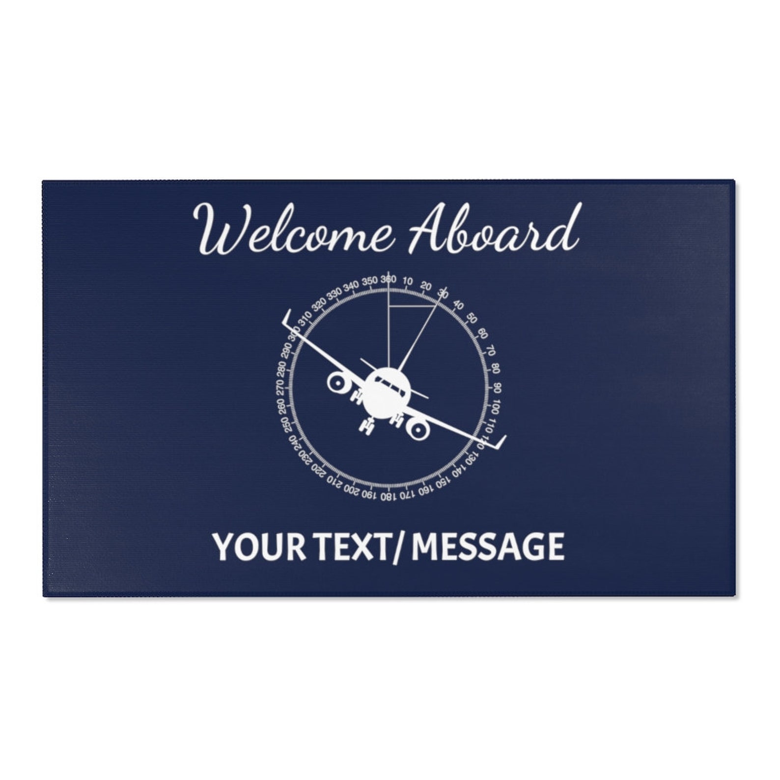 Custom Aboard Airplane Rug Aboard Mat Etsy UK