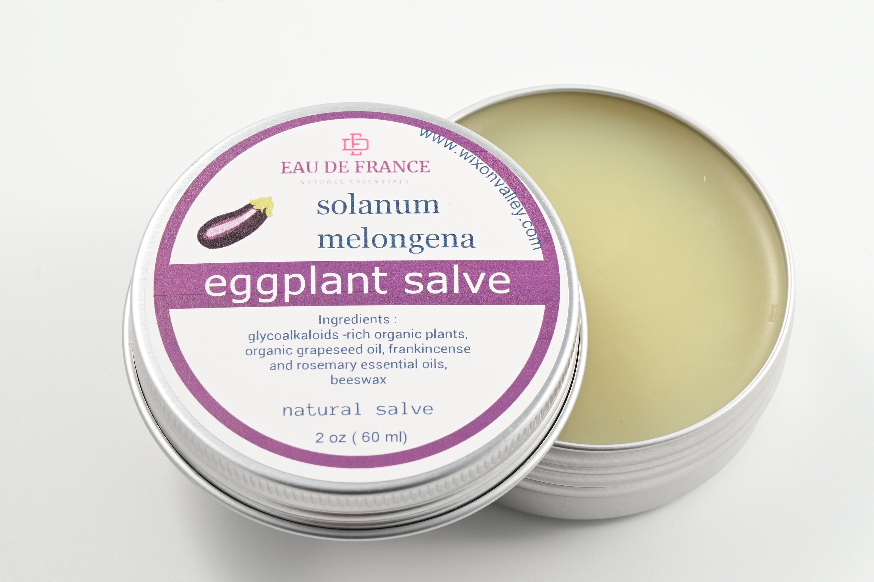 Eggplant Salve Eggplant Tincture Skin Salve Healing Etsy