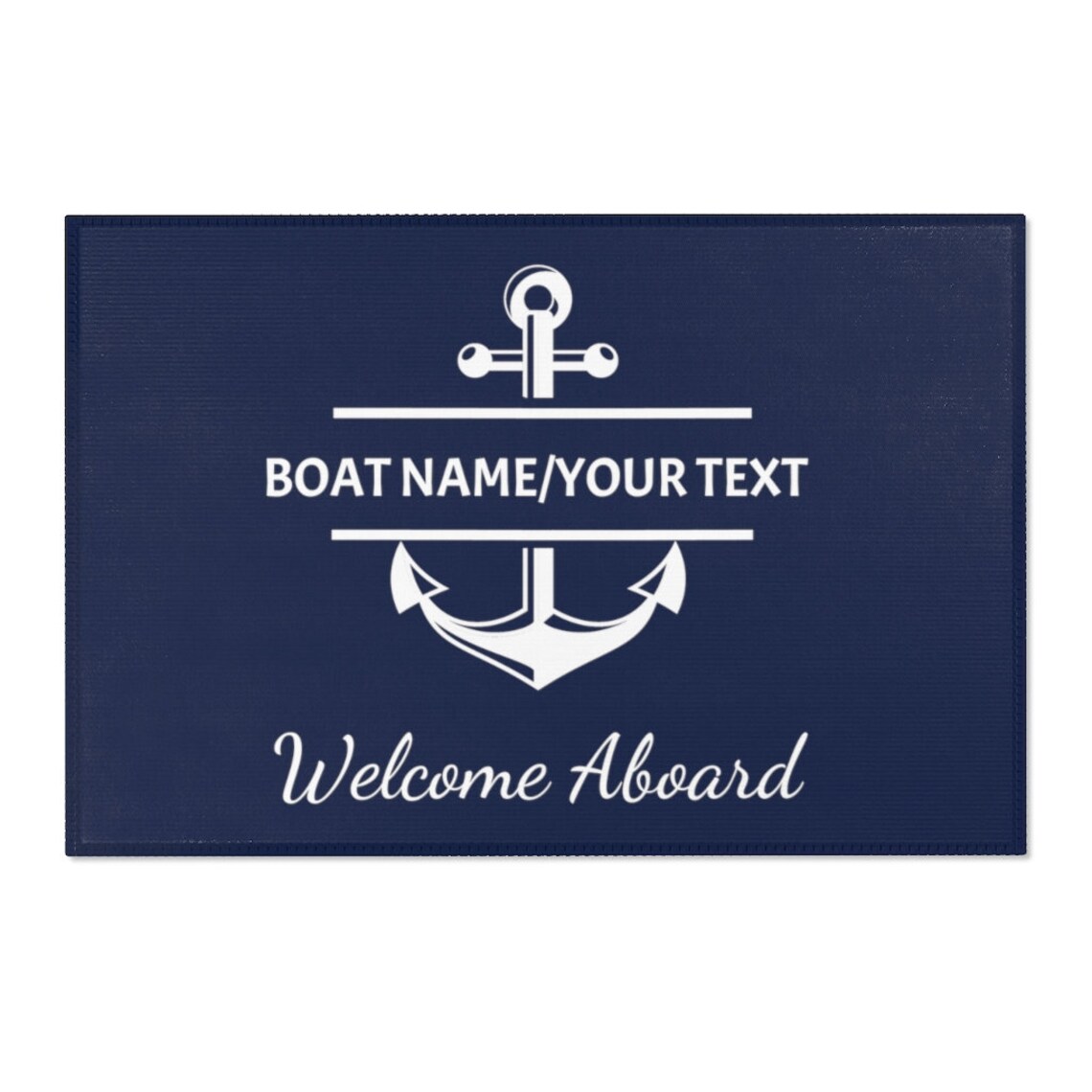 Aboard Personalized Boat Rug Gift Custom Sailing Etsy