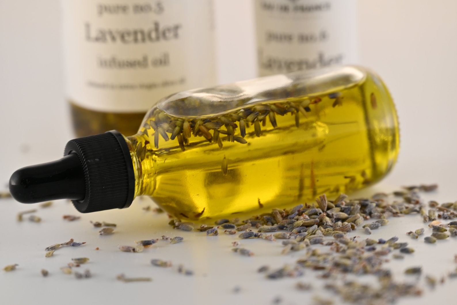 Pure Lavender Infused Oil 100 Lavender Body Oil Lavender Etsy