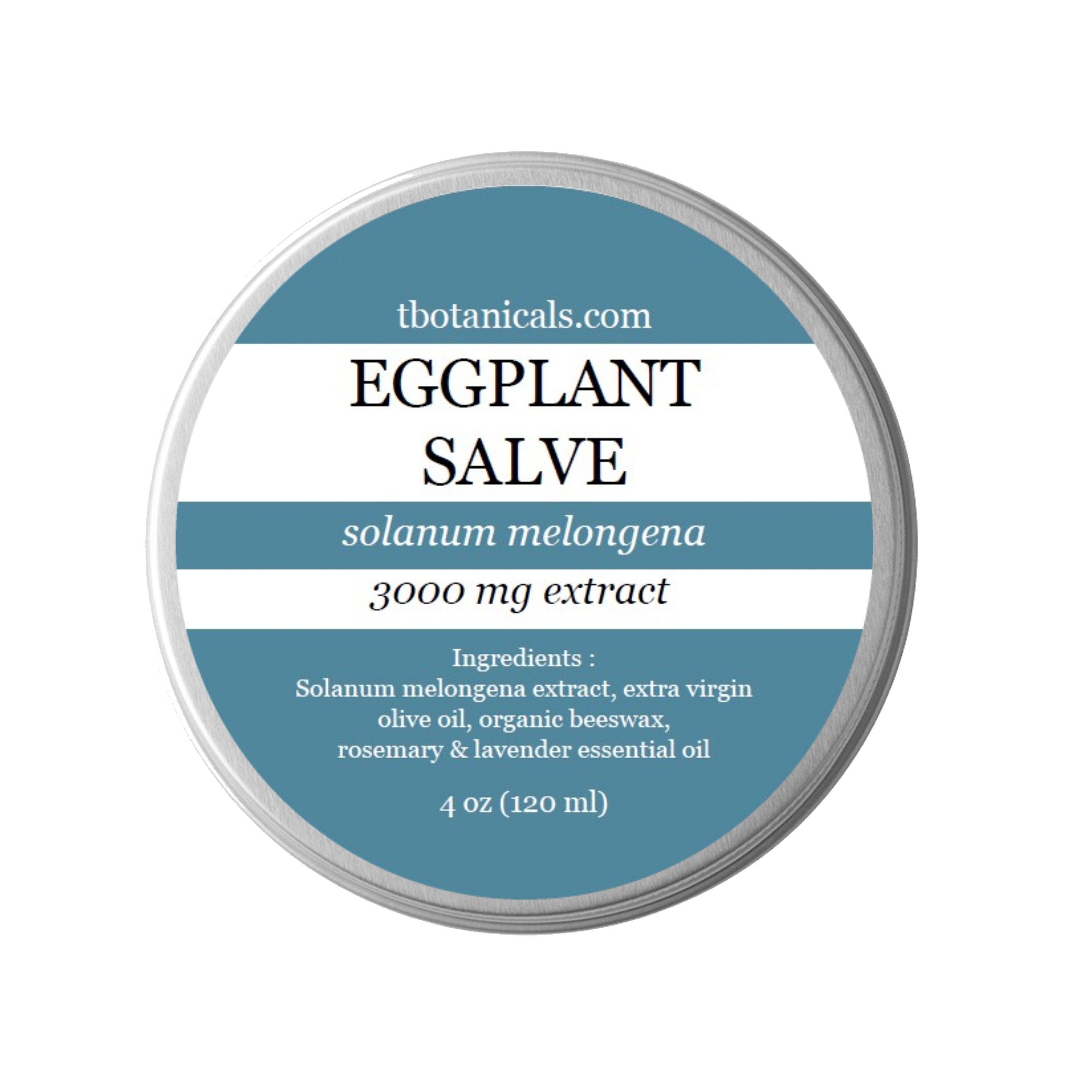 Eggplant Salve Eggplant Cream for Skin Disorders 3000 Mg Etsy