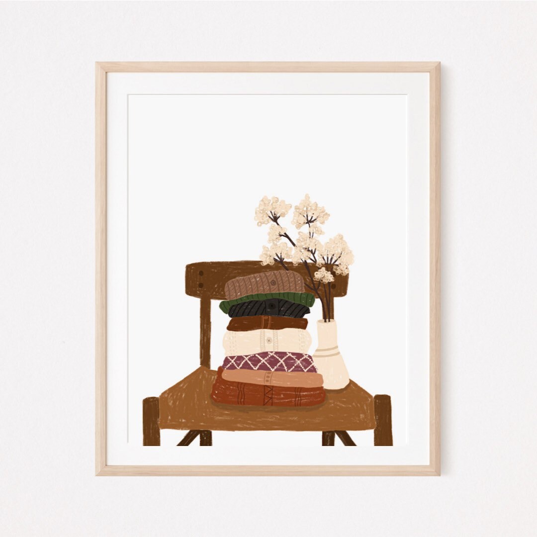 Sweater Art Print - Etsy UK