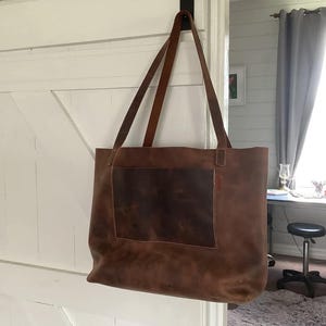 Australian leather large totes