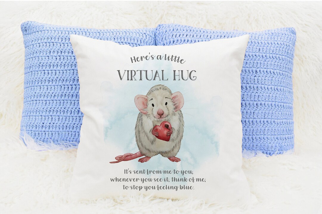 Rat Virtual Hug Cushion Room Decor - Etsy