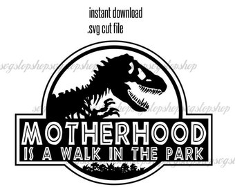 Download Motherhood Jurassic Park Svg Etsy