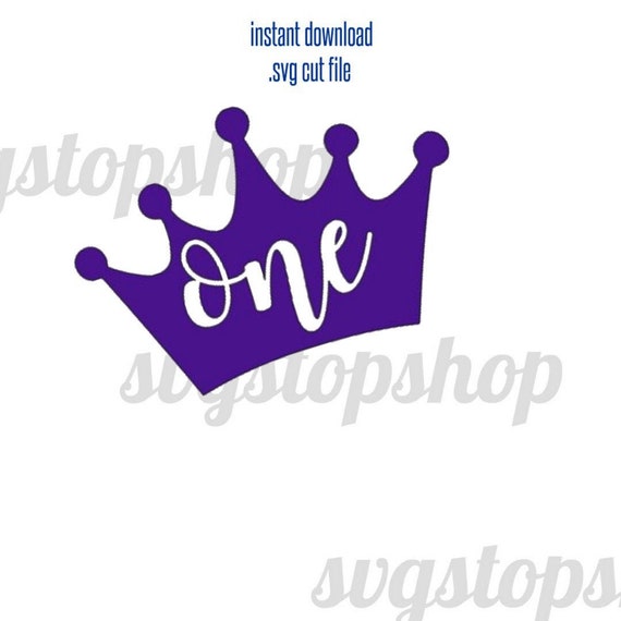 Download Digital Download One Crown Svg Etsy